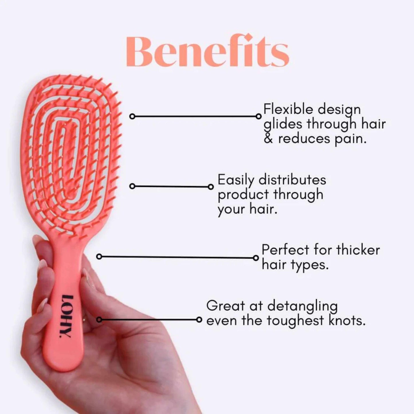 LOHY Detangler & Flexi Brush