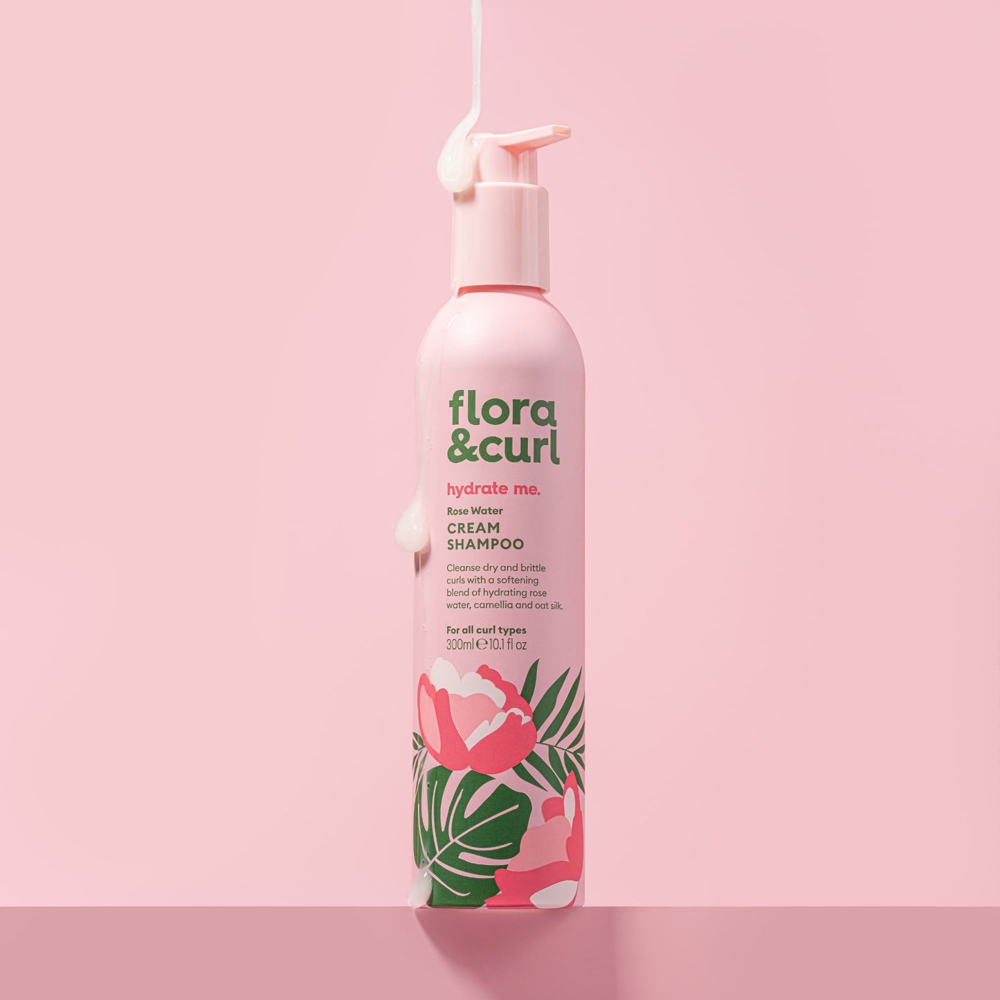 Flora & Curl Rose Water Cream Shampoo