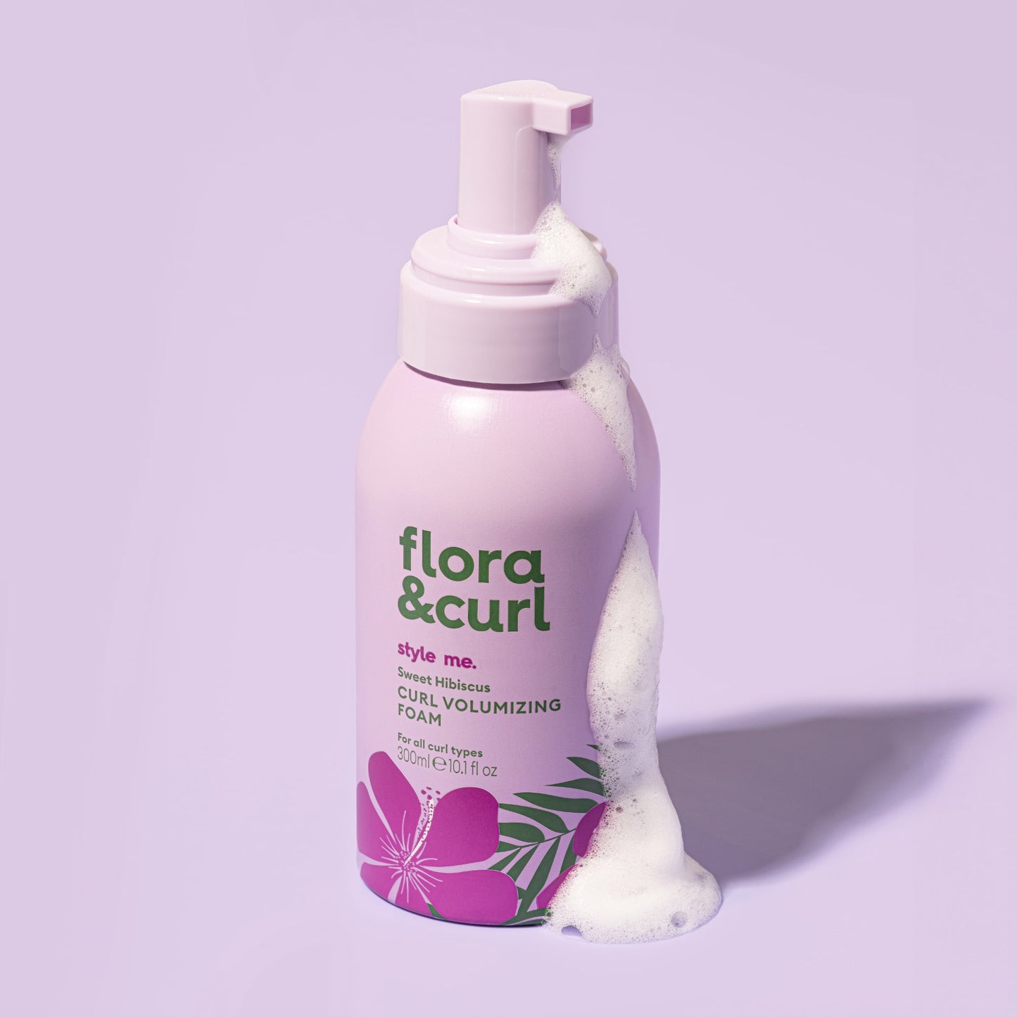 Flora & Curl Sweet Hibiscus Volumizing Foam