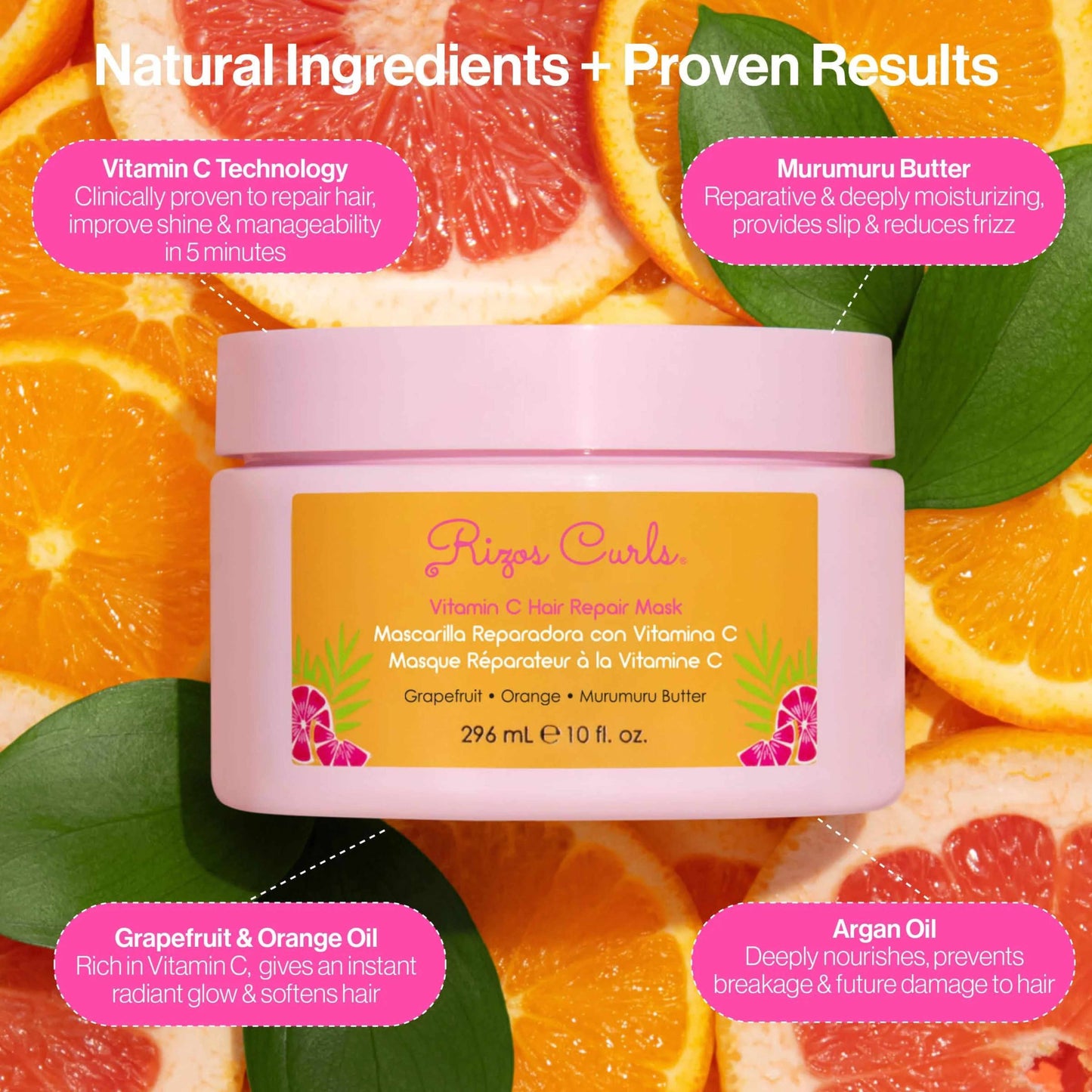 Rizos Curls Vitamin C Hair Repair Mask