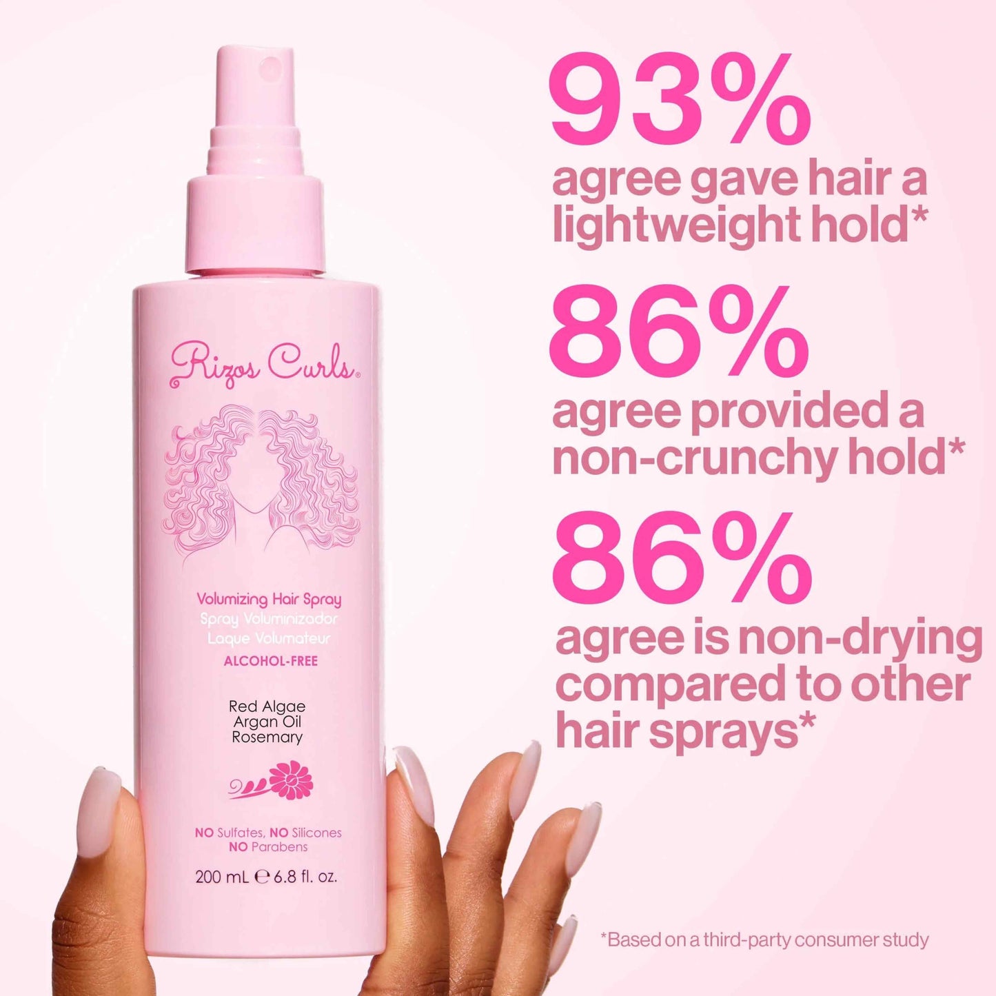 Rizos Curls Alcohol-Free Volumizing Hair Spray