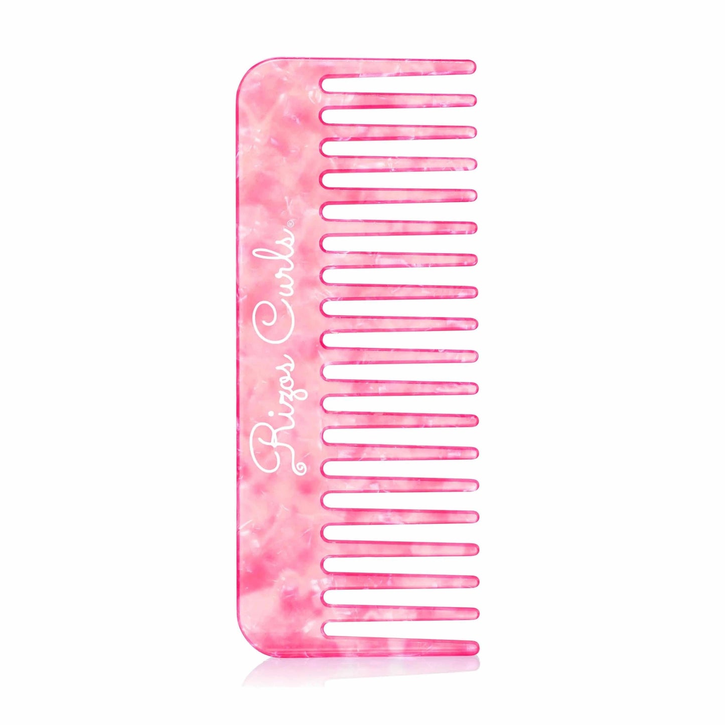 Rizos Curls Wide Tooth Styling Comb - Pink