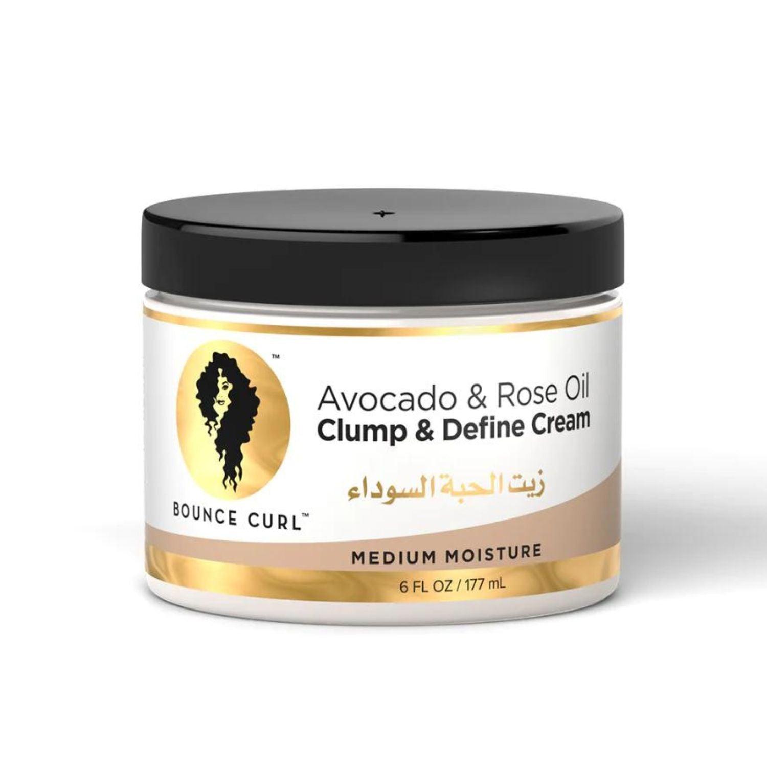 Bounce Curl Avocado And Rose Oil Clump And Define Cream 177ml Sunshine Curls 8142